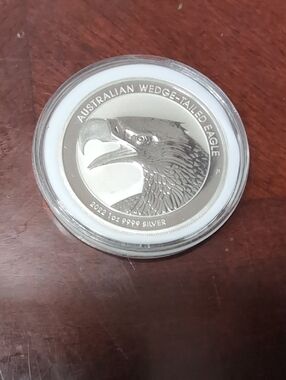 Wedge-Tailed Eagle 2022 Silver Coin - Silver